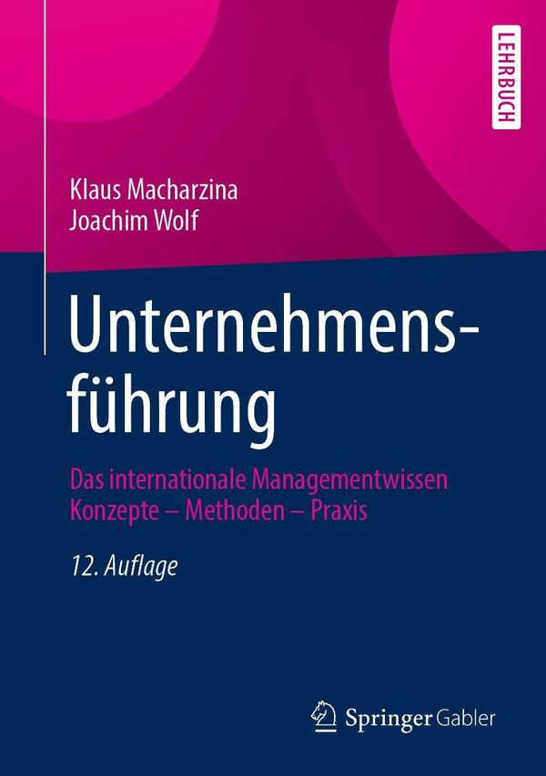 Unternehmensführung - Klaus Macharzina (Buch)