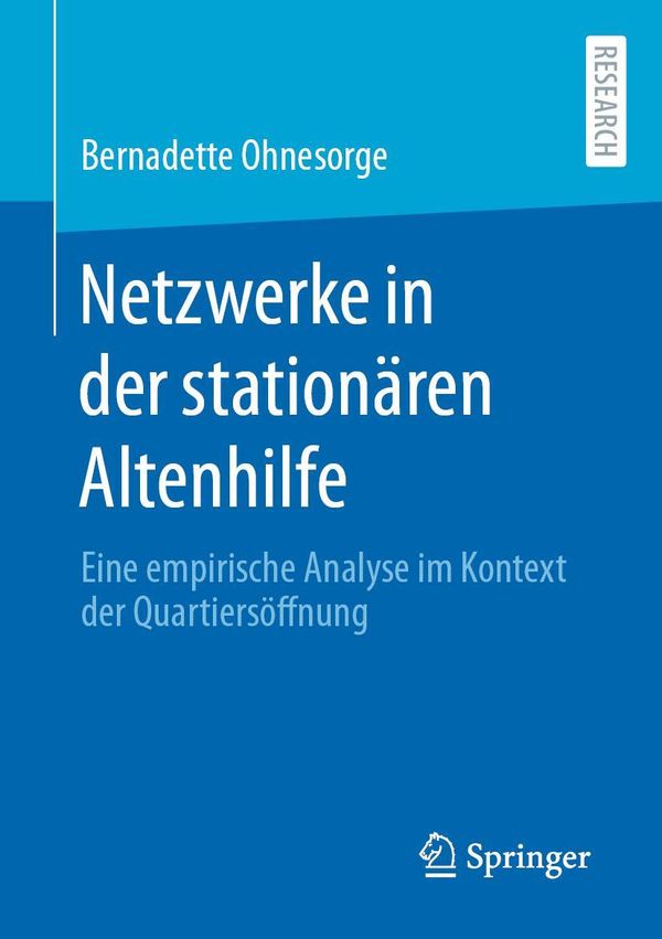 Netzwerke in der stationären Altenhilfe - Bernadette Ohnesorge (Buch)