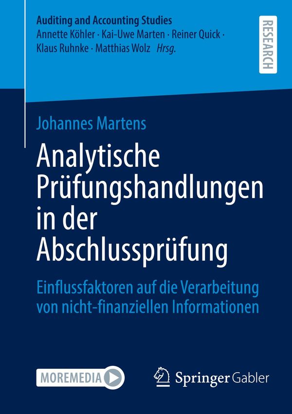 Analytische Prüfungshandlungen in der Abschlussprüfung (Buch)