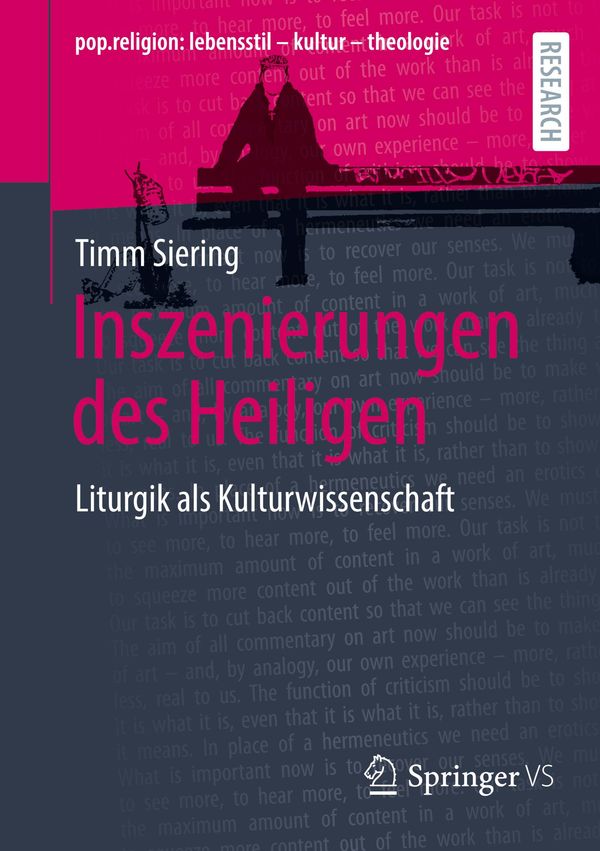 Inszenierungen des Heiligen - Timm Siering (Buch)