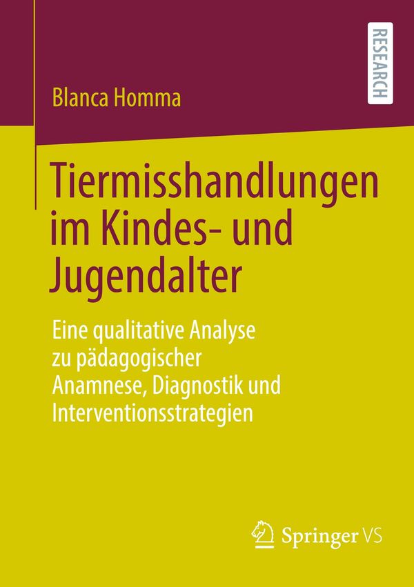 Tiermisshandlungen im Kindes- und Jugendalter - Blanca Homma (Buch)