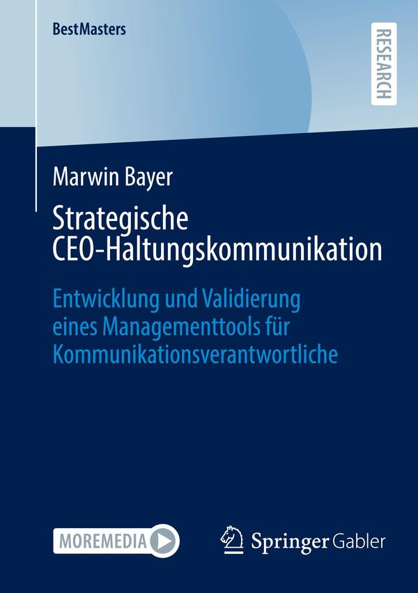 Strategische CEO-Haltungskommunikation - Marwin Bayer (Buch)