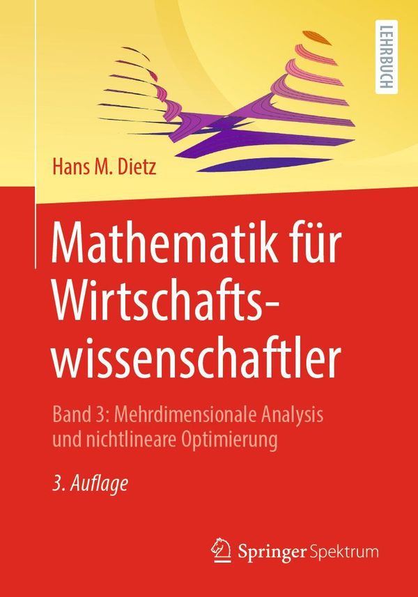 Mathematik für Wirtschaftswissenschaftler - Hans M. Dietz (Buch)