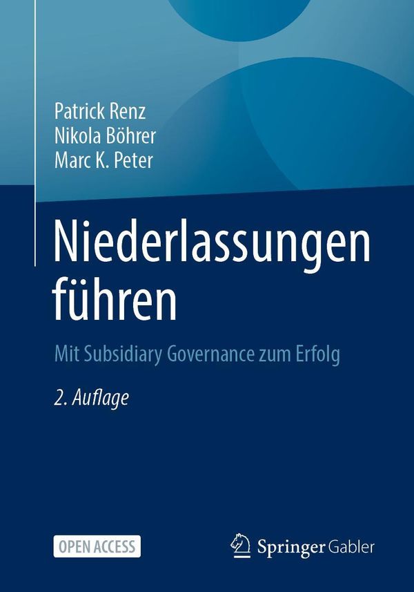 Niederlassungen führen - Patrick Renz (Buch)