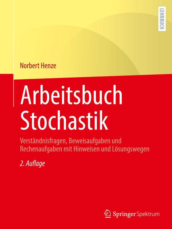 Arbeitsbuch Stochastik - Norbert Henze (Buch)