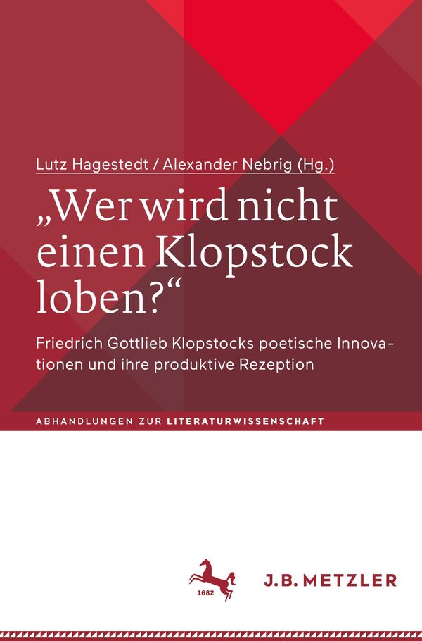 "Wer wird nicht einen Klopstock loben?"(Buch)