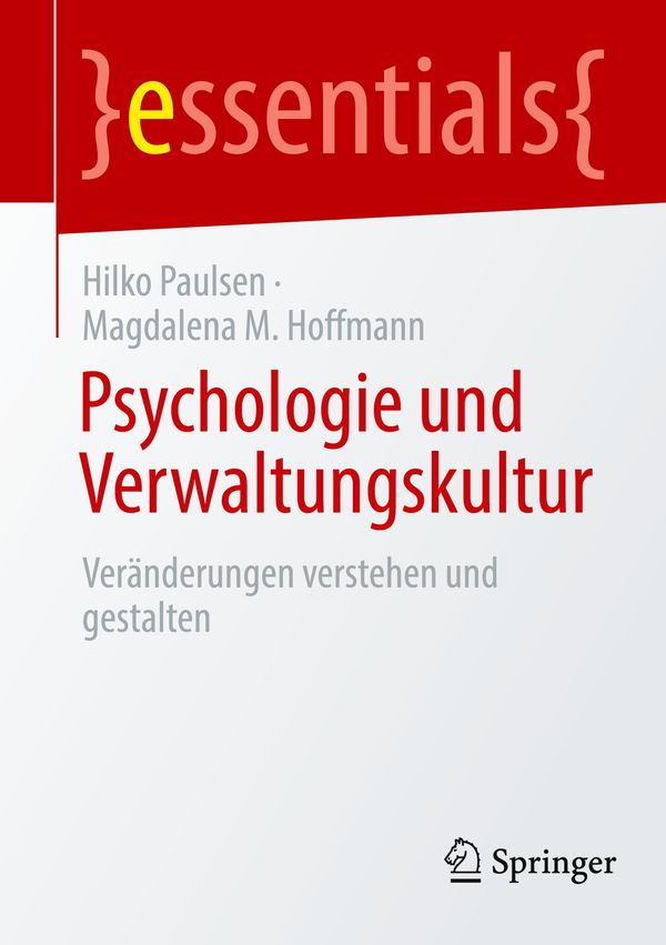 Psychologie und Verwaltungskultur - Hilko Paulsen (Buch)
