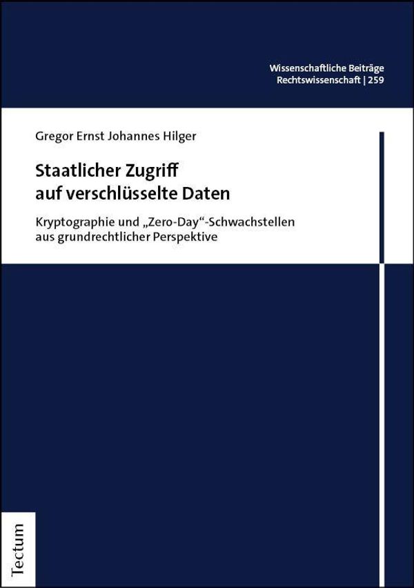 Staatlicher Zugriff auf verschlüsselte Daten (Buch)