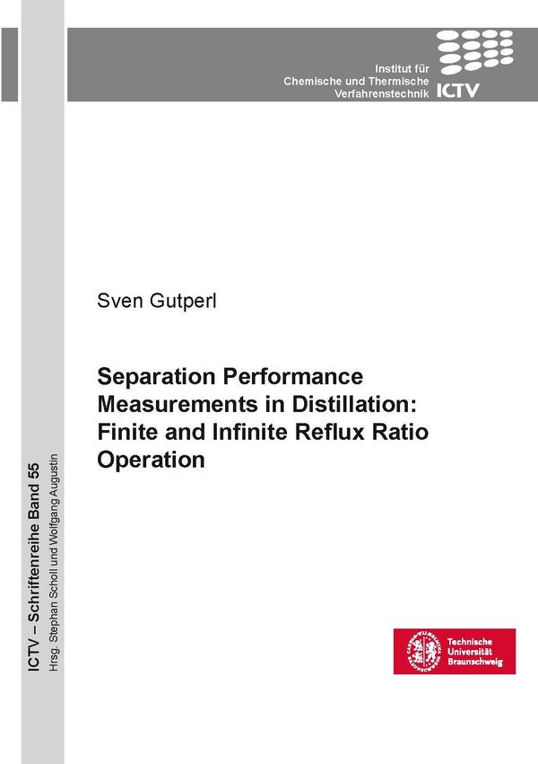 Separation Performance Measurements in Distillation: Finite and Inf...