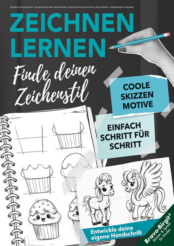 Skizzenbuch zum Zeichnen lernen - Dein Skizzenbuch für deinen eigen...