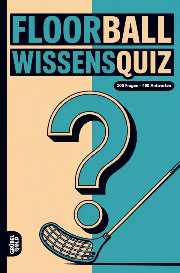 Floorball Wissensquiz - Grübelgold Rätselhefte (Buch)