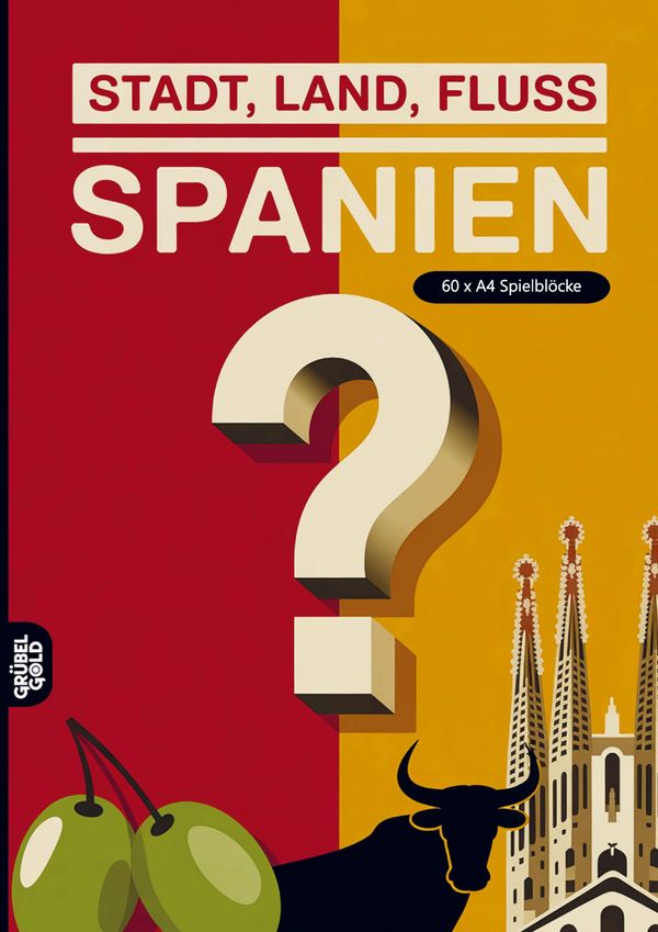 Stadt, Land, Fluss, Spanien - Grübelgold Rätselhefte (Buch)