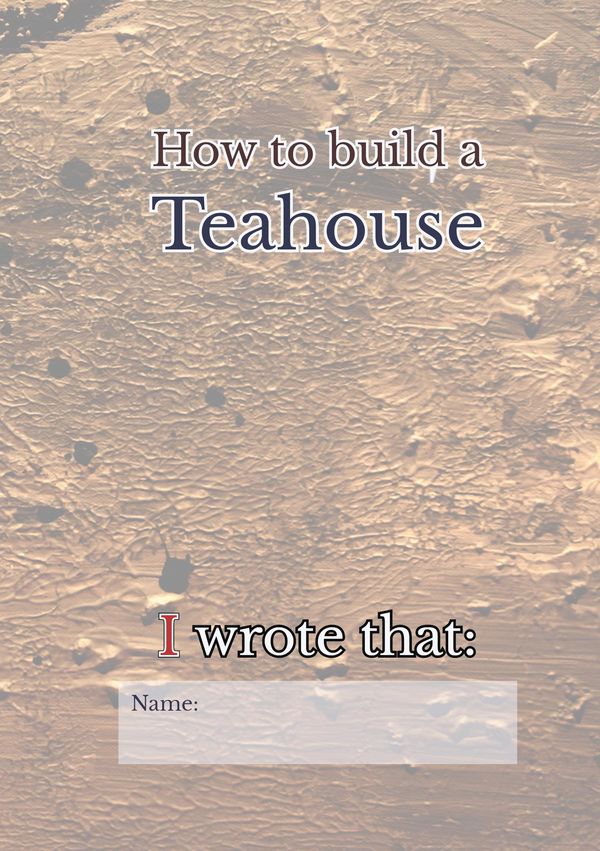 How to build a Teahouse - Martin M Ehrhardt (Buch)