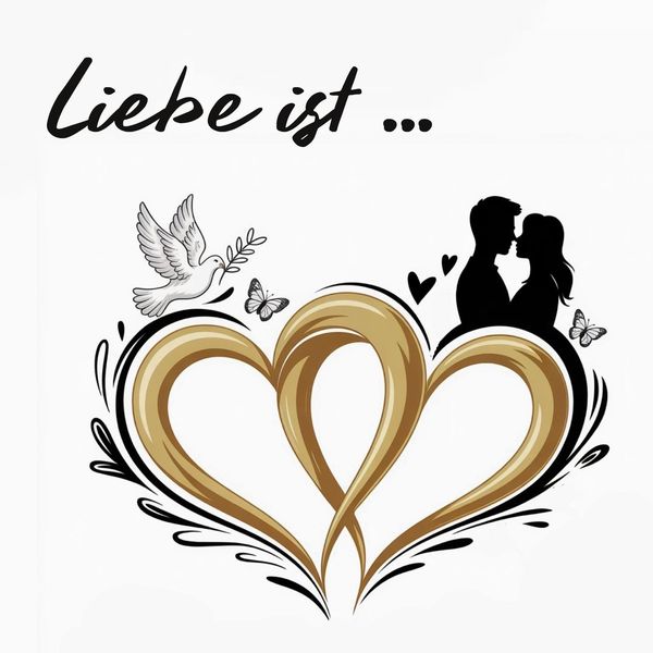 Liebe ist ... Originelles Gästebuch zur Hochzeit, Verlobung oder de...