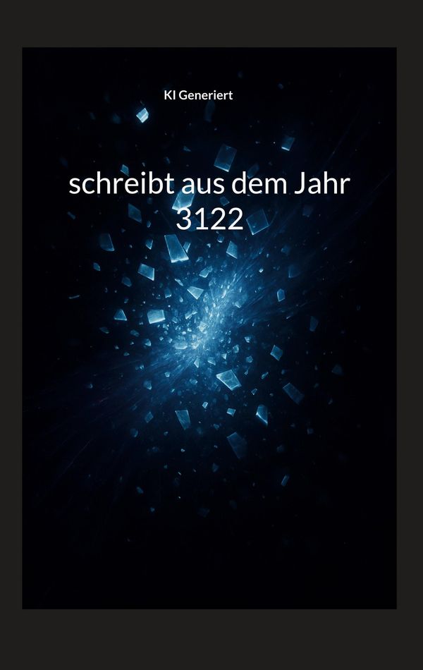 schreibt aus dem Jahr 3122 - Ki Generiert (Buch)