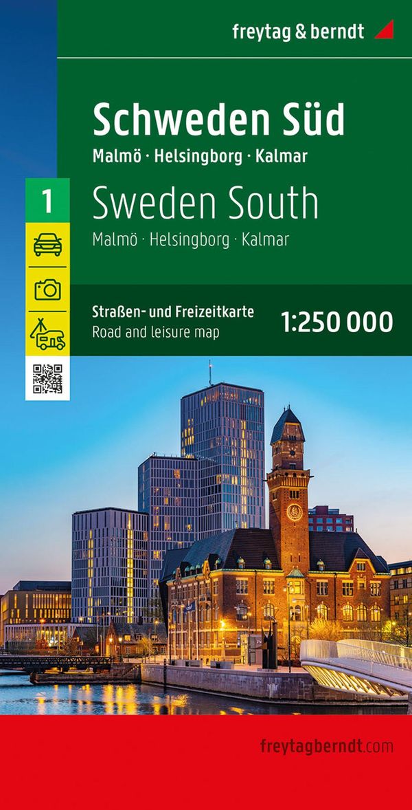 freytag & berndt Straßenkarte Schweden Süd 1:250.000