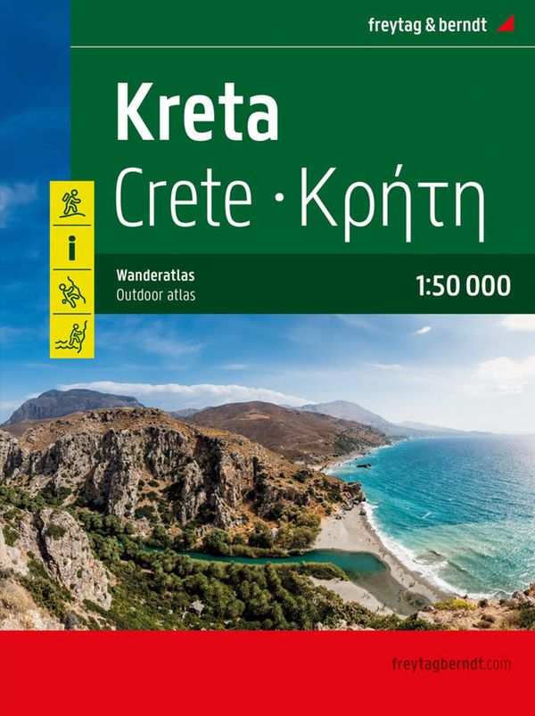Kreta, Wanderatlas 1:50.000, freytag & berndt (Buch)