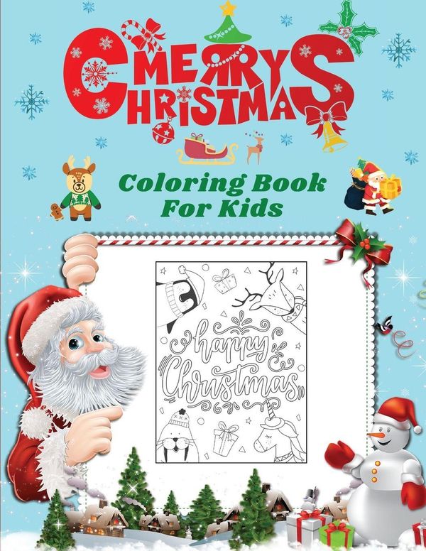 Merry Christmas Coloring Book For kids - Tony Stewart (Buch)