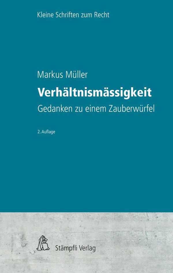 Verhältnismässigkeit - Markus Müller (Buch)