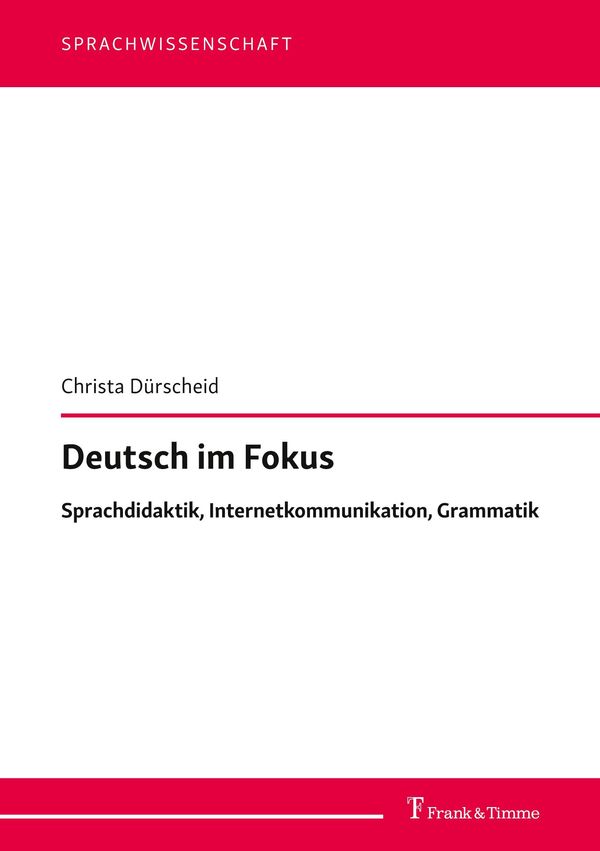 Deutsch im Fokus - Christa Dürscheid (Buch)
