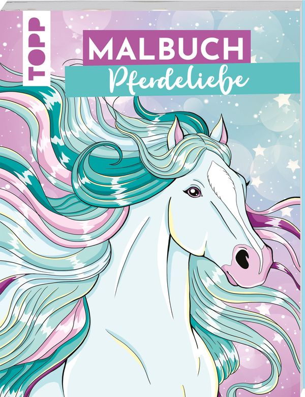 Malbuch Pferdeliebe - Martina Helfrich (Buch)