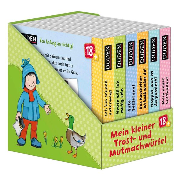 Duden 18+: Mein kleiner Trost-und-Mutmach-Würfel - Katharina Bußhoff