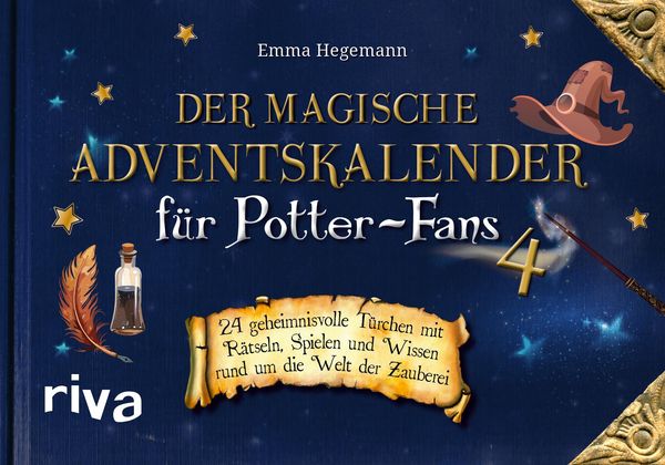 Der magische Adventskalender für Potter-Fans 4 - Emma Hegemann (Buch)