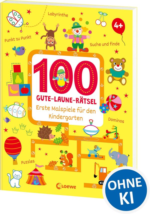 100 Gute-Laune-Rätsel - Erste Malspiele für den Kindergarten (Buch)