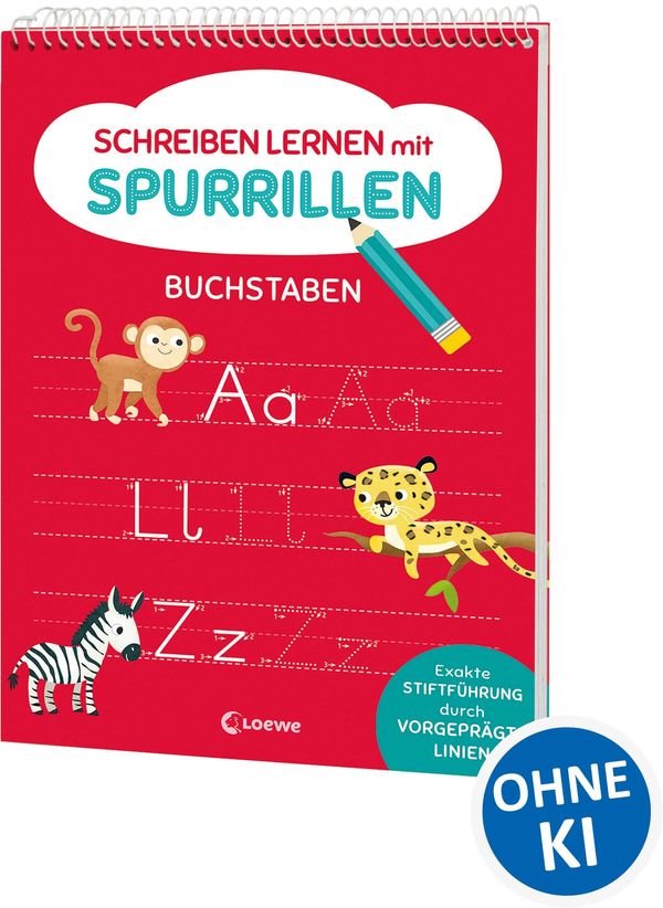Schreiben lernen mit Spurrillen - Buchstaben (Buch)