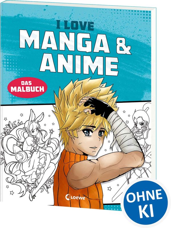 I love Manga & Anime - Das Malbuch (Buch)