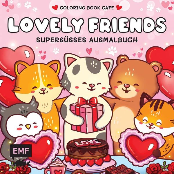 Cozy Coloring - Lovely Friends (Buch)