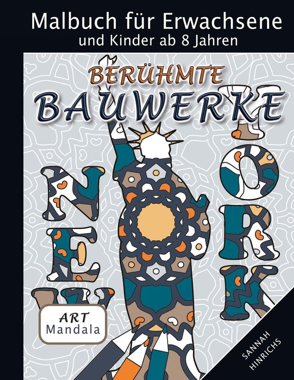 Mandala Art Malbuch für Erwachsene und Kinder ab 8 Jahren - Berühmt...