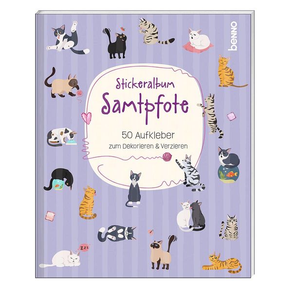 Stickeralbum Samtpfote (Buch)