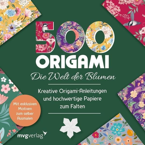 500x Origami - ganz einfach: Die Welt der Blumen - mvg Verlag (Buch)