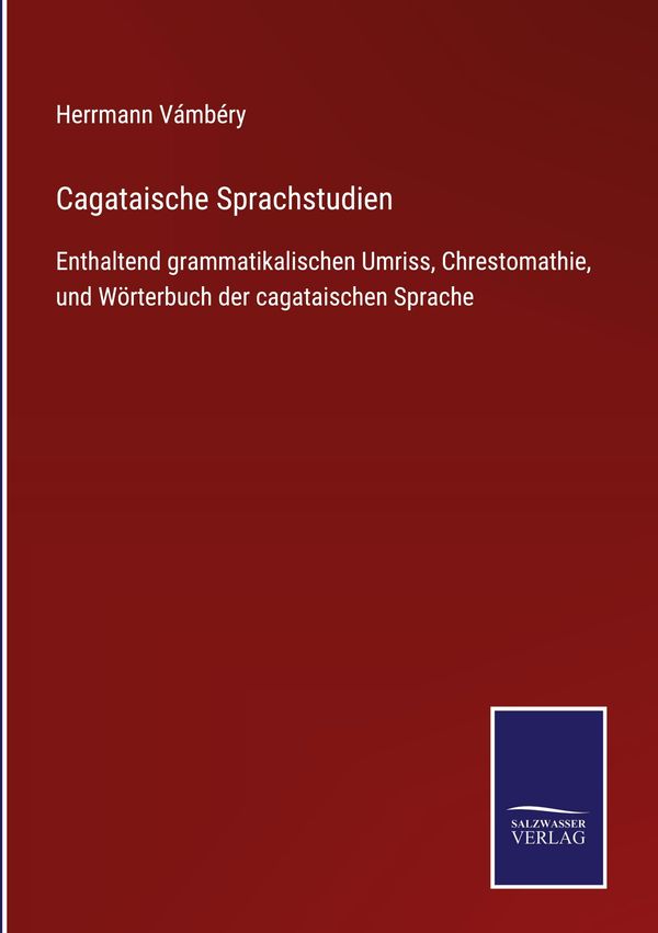 Cagataische Sprachstudien - Herrmann Vámbéry (Buch)
