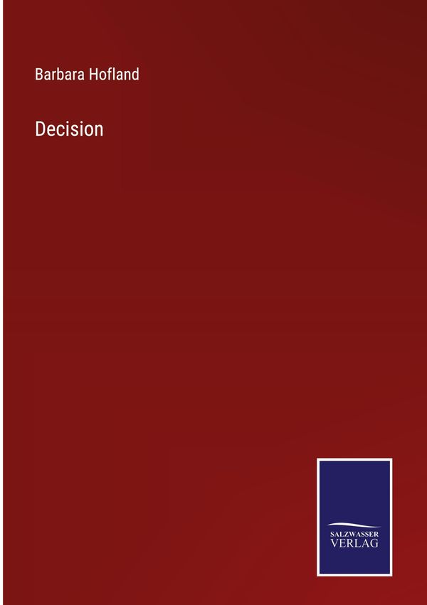 Decision - Barbara Hofland (Buch)