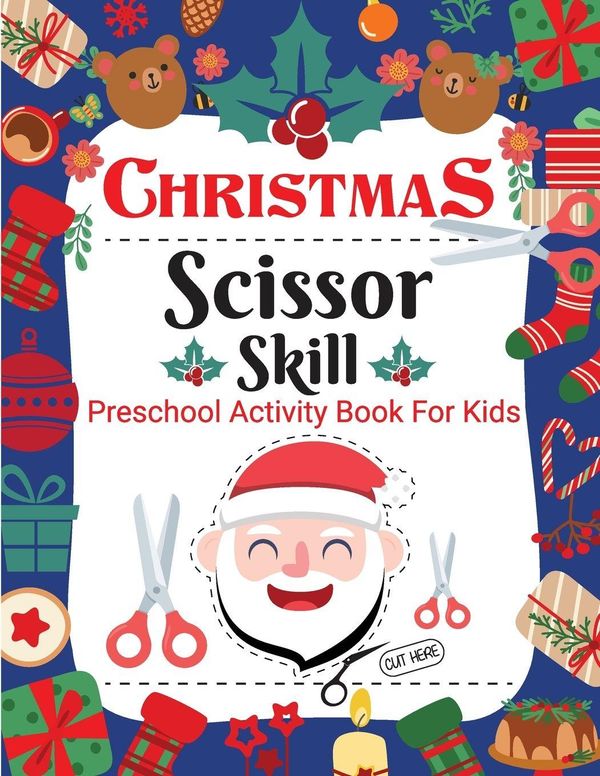 Christmas Scissor Skill Activity Book for Kids - Laura Bidden (Buch)
