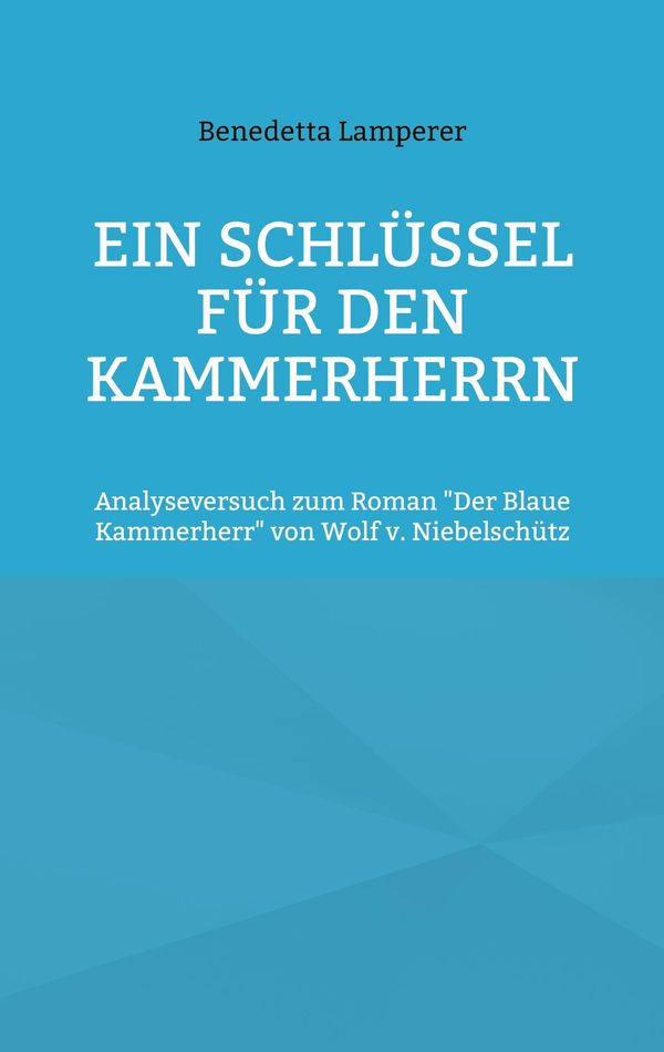 Ein Schlüssel für den Kammerherrn - Benedetta Lamperer (Buch)