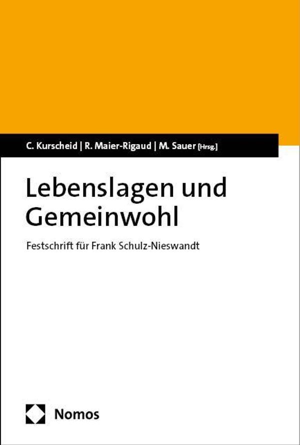 Lebenslagen und Gemeinwohl (Buch)