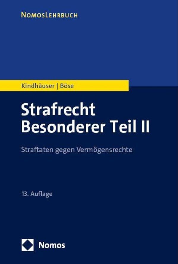 Strafrecht Besonderer Teil II - Urs Kindhäuser (Buch)