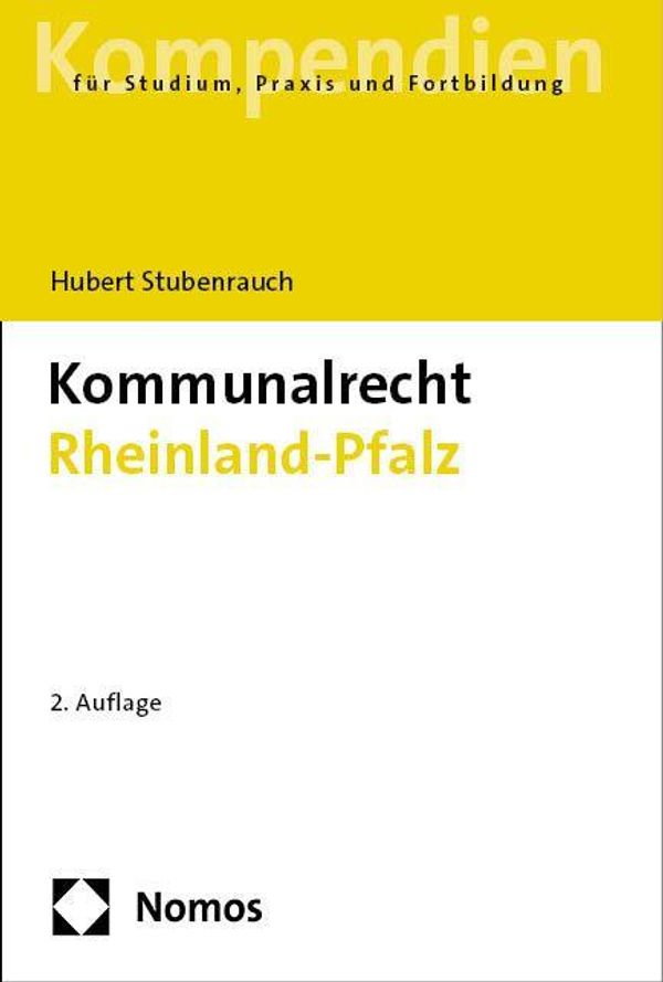 Kommunalrecht Rheinland-Pfalz - Hubert Stubenrauch (Buch)