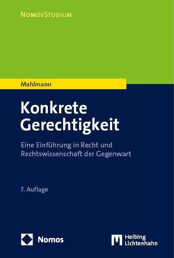 Konkrete Gerechtigkeit - Matthias Mahlmann (Buch)