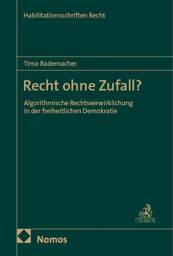 Recht ohne Zufall? - Timo Rademacher (Buch)