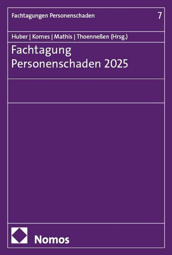 Fachtagung Personenschaden 2025 (Buch)