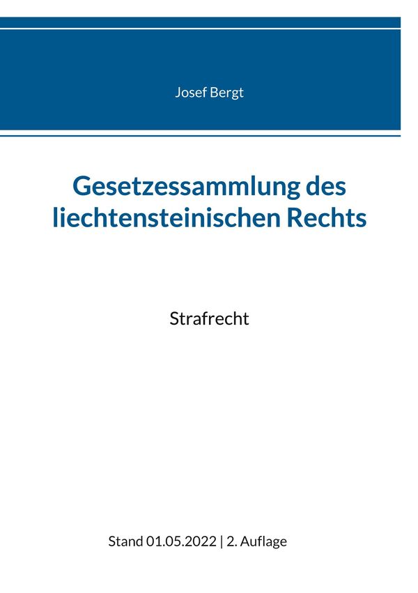 Gesetzessammlung des liechtensteinischen Rechts (Buch)