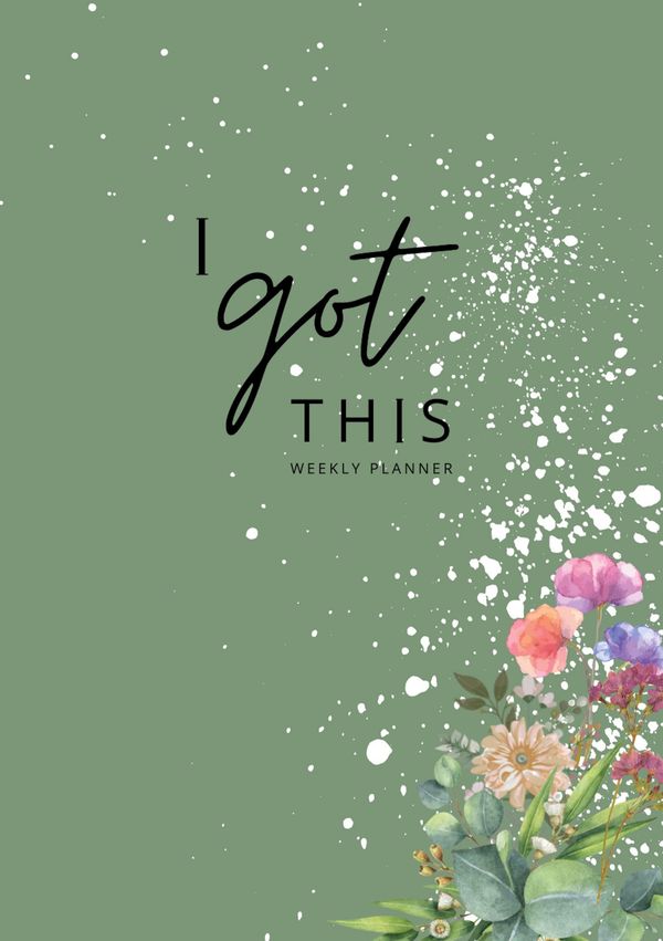 Weekly Planner a5: Let Organization, Self-reflection and Productivi...