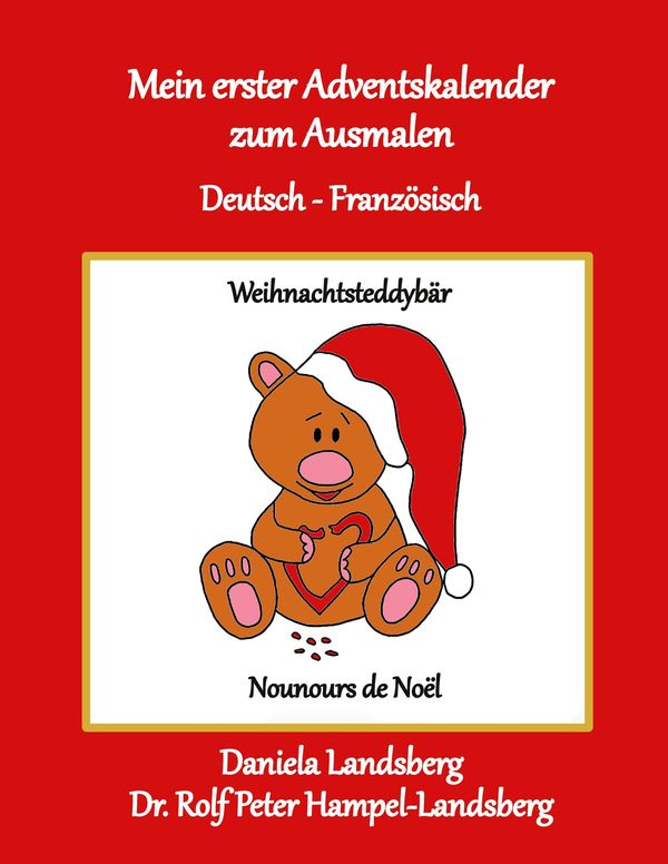Mein erster Adventskalender zum Ausmalen - Daniela Landsberg (Buch)