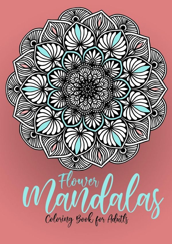 Flower Mandalas Coloring Book for Adults - Monsoon Publishing (Buch)