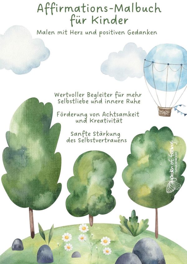 Affirmations-Malbuch für Kinder - Svenja Schröder (Buch)