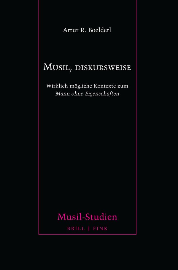 Musil, diskursweise - Artur R. R. Boelderl (Buch)